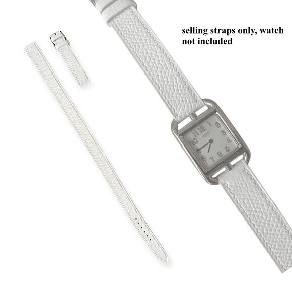 Hermès Cape Cod Double Tour Watch Strap 31mm SH White Leather – New - Picture 1 of 10